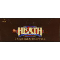 Heath Toffee Bar, English, Milk Chocolate - 18 Each