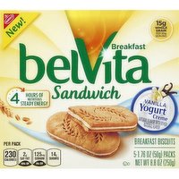 Belvita Vanilla Yogurt Breakfast Sandwich 6 ct