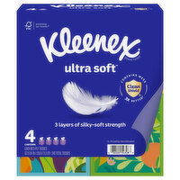 Kleenex 3-Ply Tissues - 4 Each