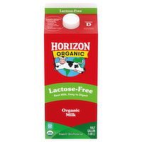 Horizon Organic Milk, Organic, Lactose-Free - 0.5 Gallon