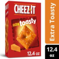 Cheez-It Cheese Crackers, Extra Toasty - 12.4 Ounce