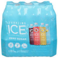 Sparkling Ice Sparkling Water, Zero Sugar, Flavored, 4 Flavors, 12 Pack - 12 Each