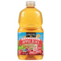 Langers 100% Juice, No Sugar Added, Apple - 64 Fluid ounce