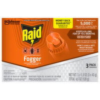 Raid Fogger, Concentrated Deep Reach - 3 Each