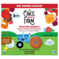 Once Upon a Farm Organic Toddler Soft-Baked Strawberry, Pumpkin & Beet Bars - 5 Gram