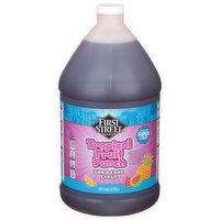 First Street Snow Cone Syrup, Tropical Fruit Punch, 1 Gallon