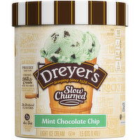 Dreyer's Mint Chocolate Chip Light Ice Cream, 1.5 Quart