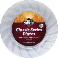 First Street Plates, Classic Series, Fluted Styling - 10 Each