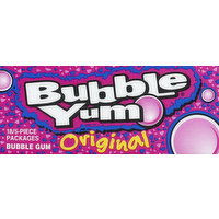 Bubble Yum Bubble Gum, Original - 18 Each