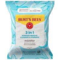 Burt's Bees 3 in 1 Micellar Coconut & Lotus - 30 Each