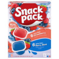Snack Pack Strawberry/Berry Blue Juicy Gels Family Pack - 12 Each