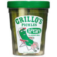 Grillo's Pickles Spears, Classic Dill - 32 Fluid ounce