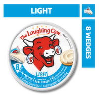 The Laughing Cow The Laughing Cow Creamy Light Spreadable Cheese Wedges, 8 pack (5.4 oz)