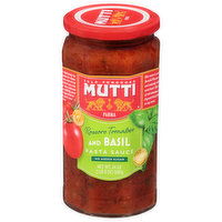 Mutti Pasta Sauce, No Added Sugar, Rossoro Tomatoes and Basil - 24 Ounce