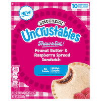 Smucker's Peanut Butter & Raspberry Spread Sandwich - 10 Each