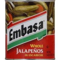 Embasa Jalapenos, in Escabeche, Whole - 92 Ounce