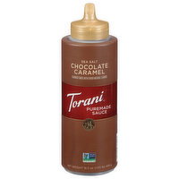 Torani Sea Salt Chocolate Caramel Puremade Sauce