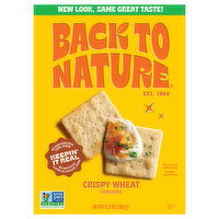 Back to Nature Crackers, Crispy Wheat - 6.5 Ounce