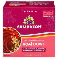 Sambazon Organic Fruit & Granola Topped Acai Bowl - 6.1 Ounce
