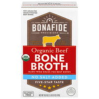 Bonafide Provisions Bone Broth, Organic, Beef, No Salt Added - 16.9 Pound