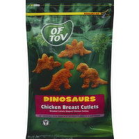 Of Tov Chicken Breast Cutlets, Dinosaurs - 32 Ounce