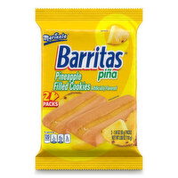 Marinela Marinela Barritas Piña Pineapple Soft Filled Cookie Bar, Artificially Flavored, 2 Packs, 3.88 Ounces - 3.88 Ounce