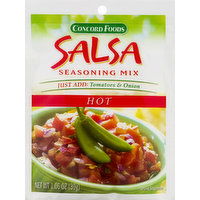 Concord Seasoning Mix, Salsa, Hot - 1.06 Ounce