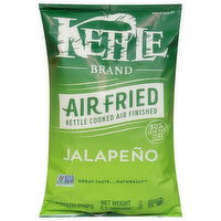 Kettle Brand Potato Chips, Jalapeno, Air Fried, 6.5 Ounce