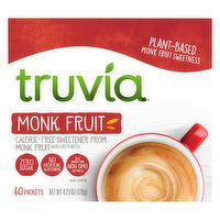 Truvia Sweetener, Calorie-Free, Monk Fruit - 60 Each