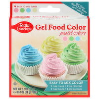 Betty Crocker Pastel Colors Gel Food Colors - 4 Each