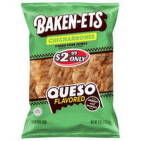 Baken-Ets Queso Flavored Chicarrones - 4 Ounce