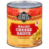 First Street Medium Nacho Cheese Sauce - 106 Ounce