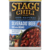 Stagg Chili, with Beans, Silverado Beef, 15 Ounce