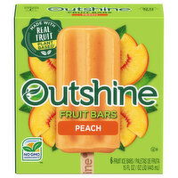 Outshine Peach Frozen Fruit Bars, 6 Count - 6 Each