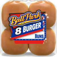 Ball Park White Burger Buns, 8 count, 15 oz - 8 Each