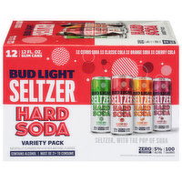 Bud Light Seltzer Hard Soda, Variety Pack, 12 Slim Cans - 144 Ounce