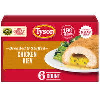 Tyson Frozen Stuffed Chicken Breasts Kiev - 6 Each