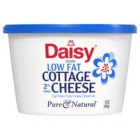 Daisy Cottage Cheese, Low Fat, Small Curd, 2% Milkfat - 16 Ounce