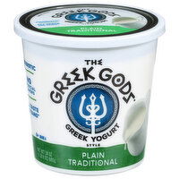 The Greek Gods Greek Style Plain Traditional Yogurt - 24 Ounce