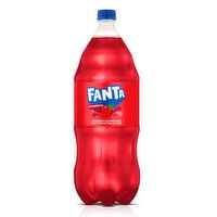 Fanta  Strawberry Soda Fruit Flavored Soft Drink - 2 Litre