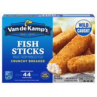 Van de Kamp's Crunchy Breaded Fish Sticks - 24.6 Ounce