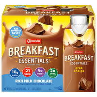 Carnation Breakfast Essentials Nutritional Drink, Rich Milk Chocolate, 48 Ounce