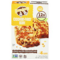 Lenny & Larry's The Complete Cookie-Fied Bar, Peanut Butter Chocolate Chip, 4 Each