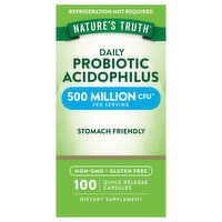 Nature's Truth Quick Release Capsules Daily 500 Million CFU Probiotic Acidophilus - 100 Each