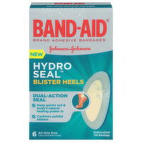 Band-Aid Bandages, Adhesive, Heel - 6 Each