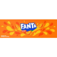 Fanta Soda, Orange, Fridge Pack - 12 Each