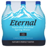 Eternal Spring Water, Alkaline - 6 Each