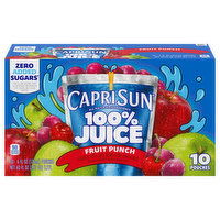 Capri Sun Juice Blend, Fruit Punch, 60 Each