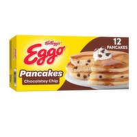 Eggo Frozen Pancakes, Chocolatey Chip, 14.8 Ounce