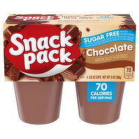 Snack Pack Sugar Free Chocolate Pudding - 4 Each